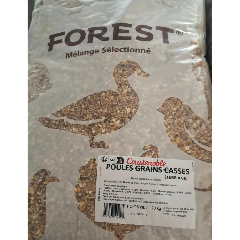 Alimentation basse cour 1 er âge poule ardennes 20 kg