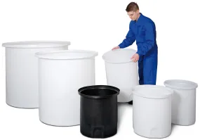 Bac de rétention avec agrément DIBT, pour cuves de stockage et de dosage, 400 litres, noir