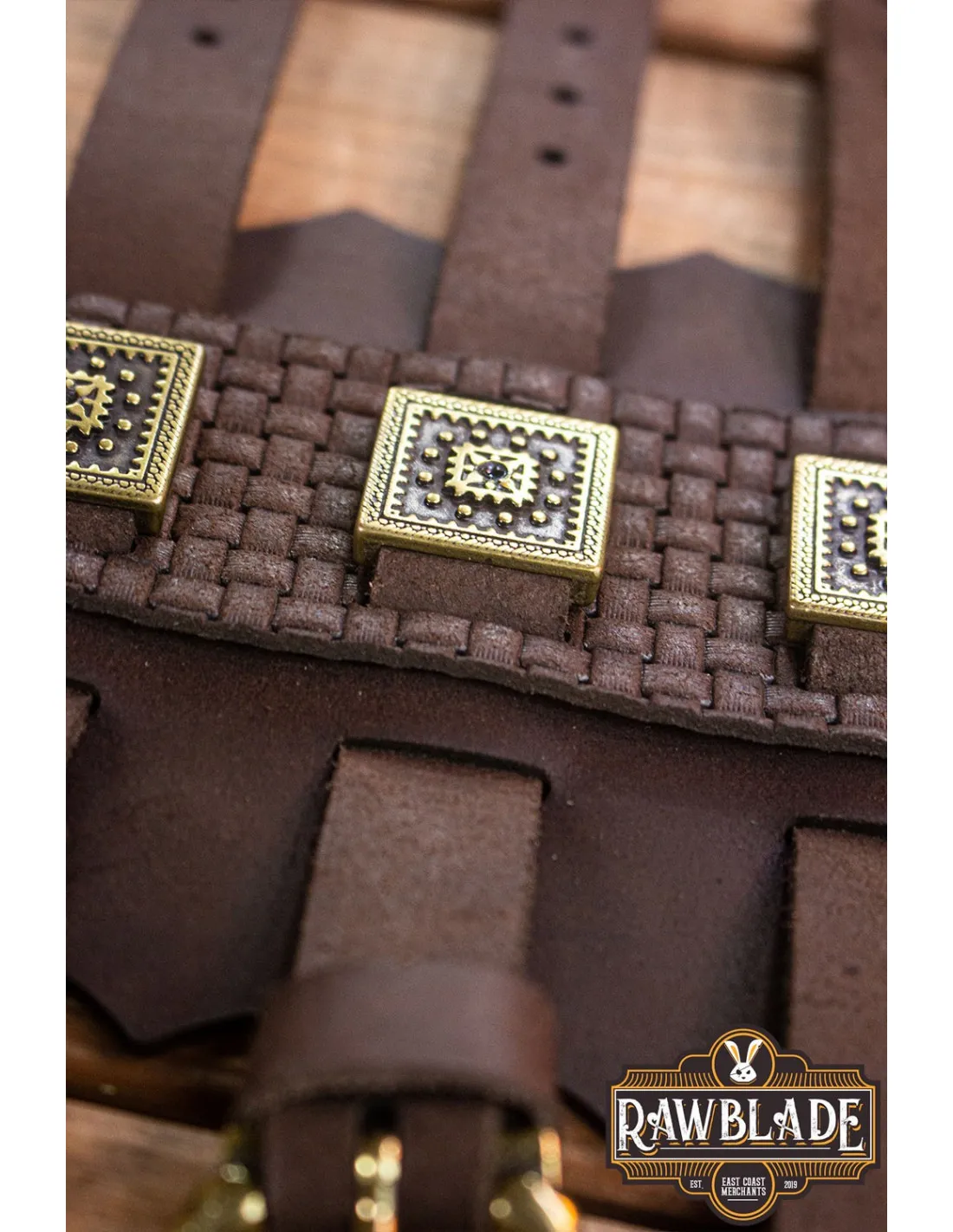 Bracelets Edekan The Hirdman - Marron ⚔️ Boutique Épées