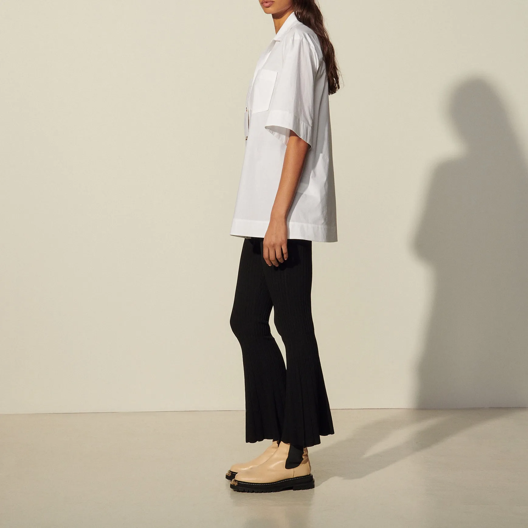 Chemise oversize en coton biologique