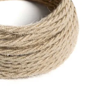Câble électrique en jute torsadé