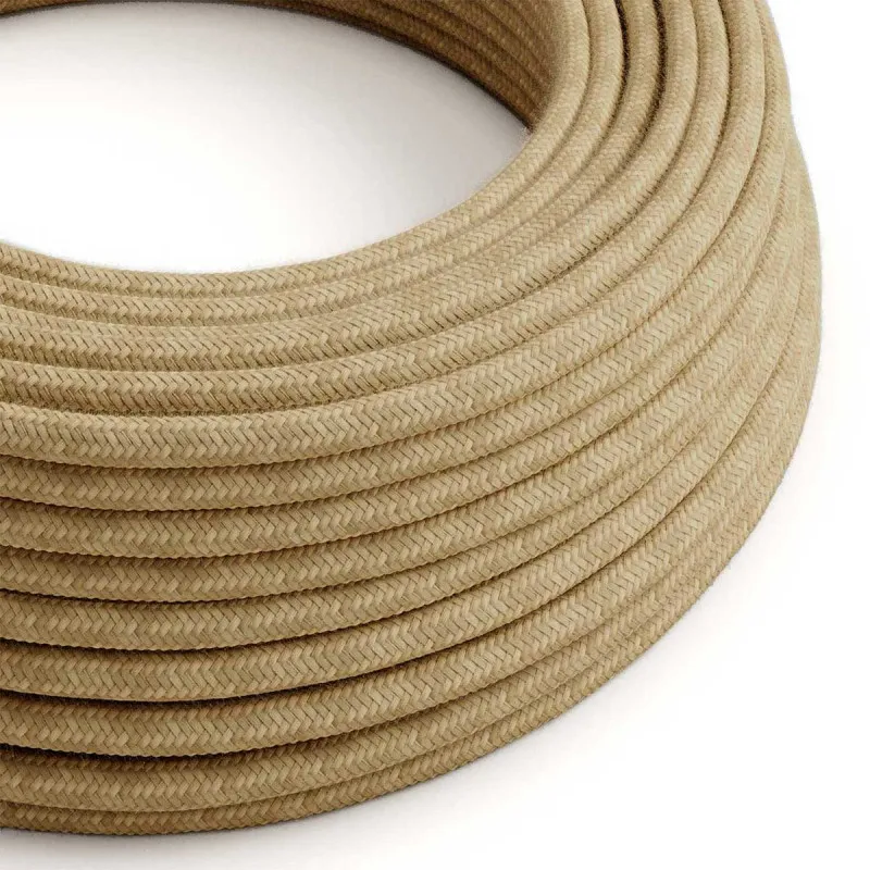 Câble électrique extérieur jute