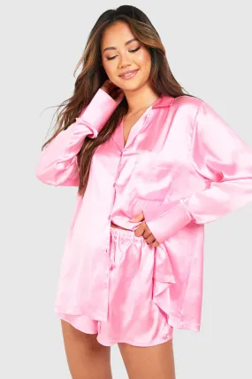 Ensemble de pyjama oversize rose