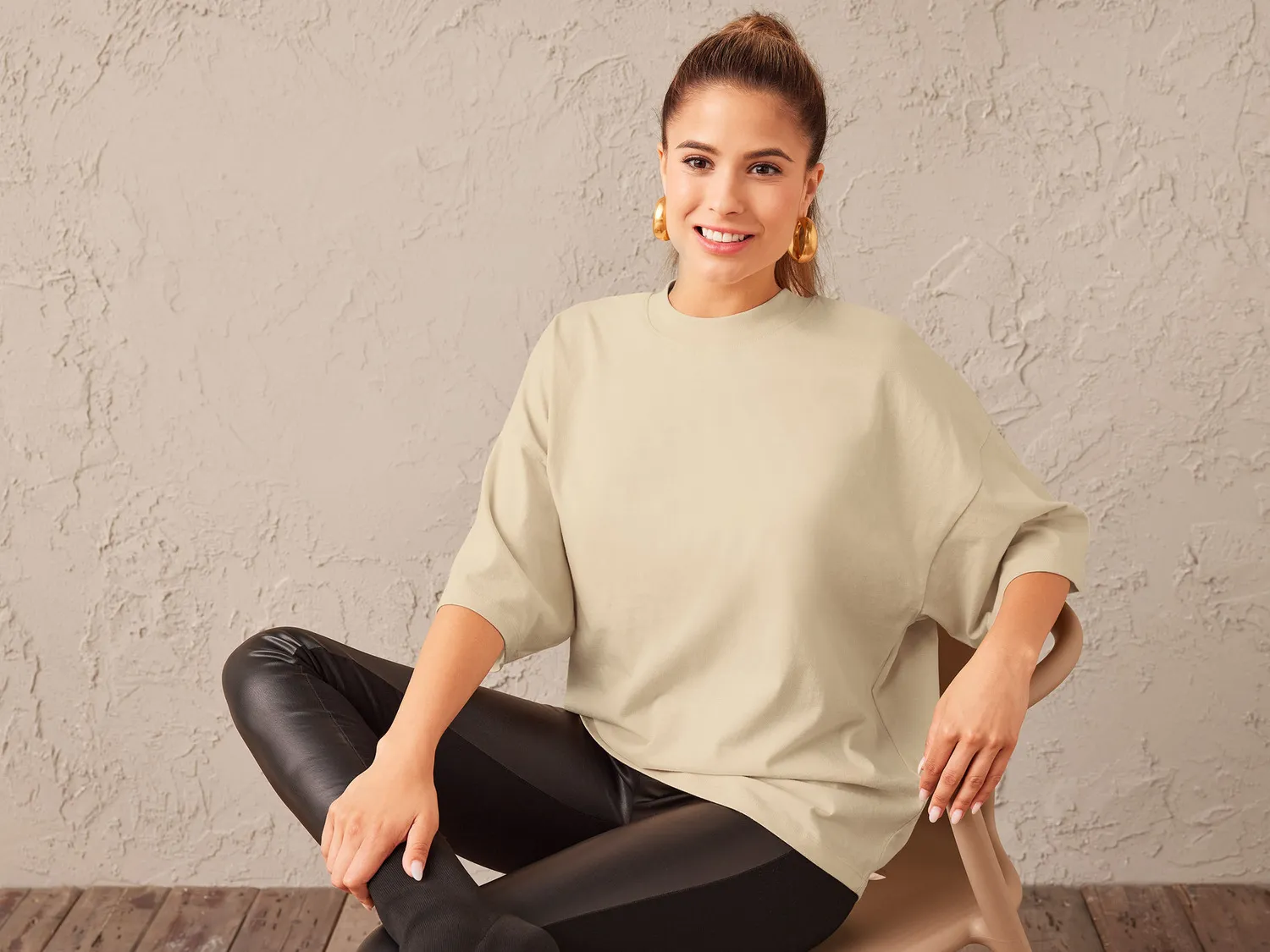 esmara® T-shirt oversize femme