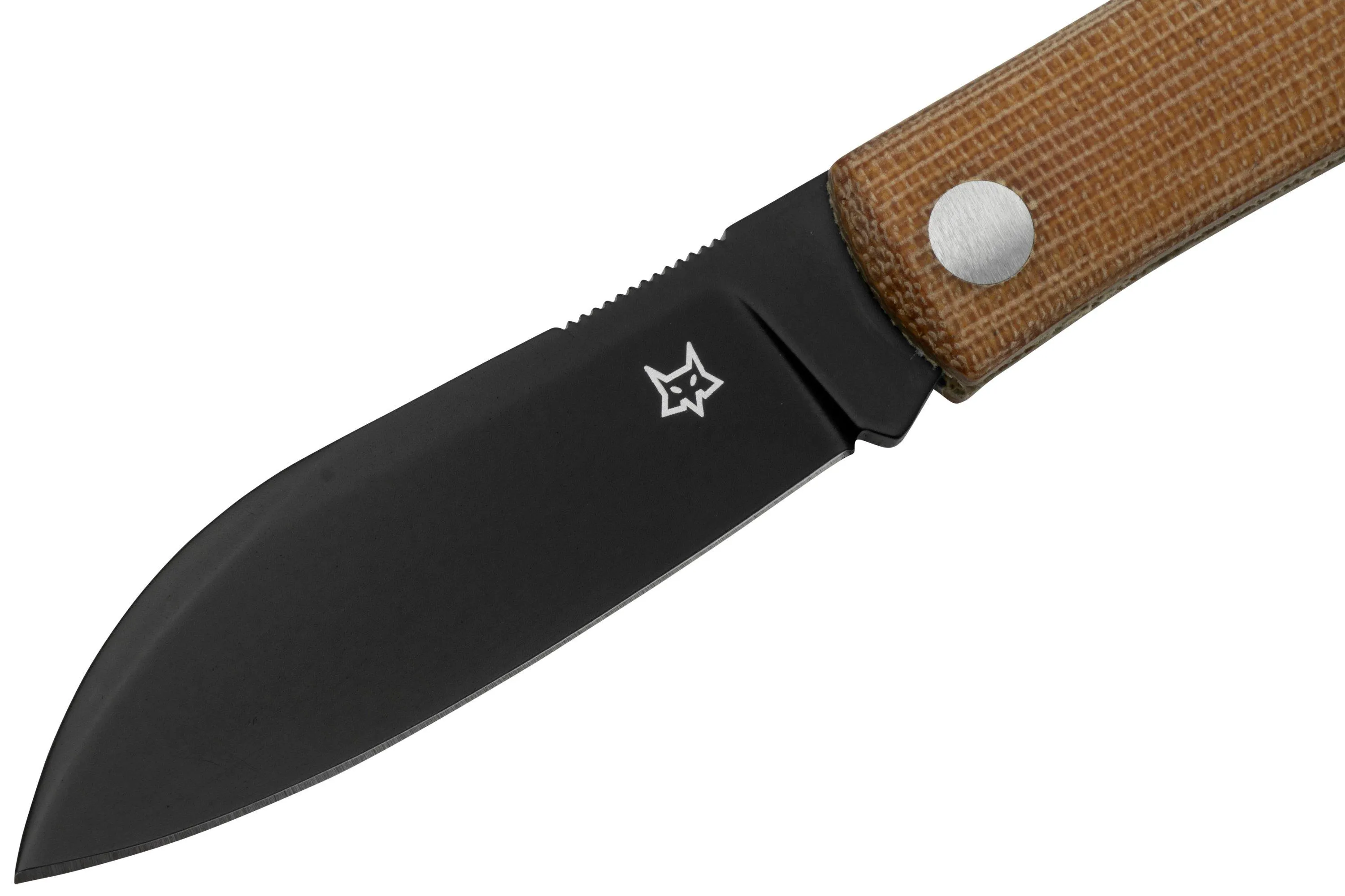 Fox Knives Livri FX-273MCBB Knivesandtools Exclusive, Brown Micarta, Black couteau de poche slipjoint