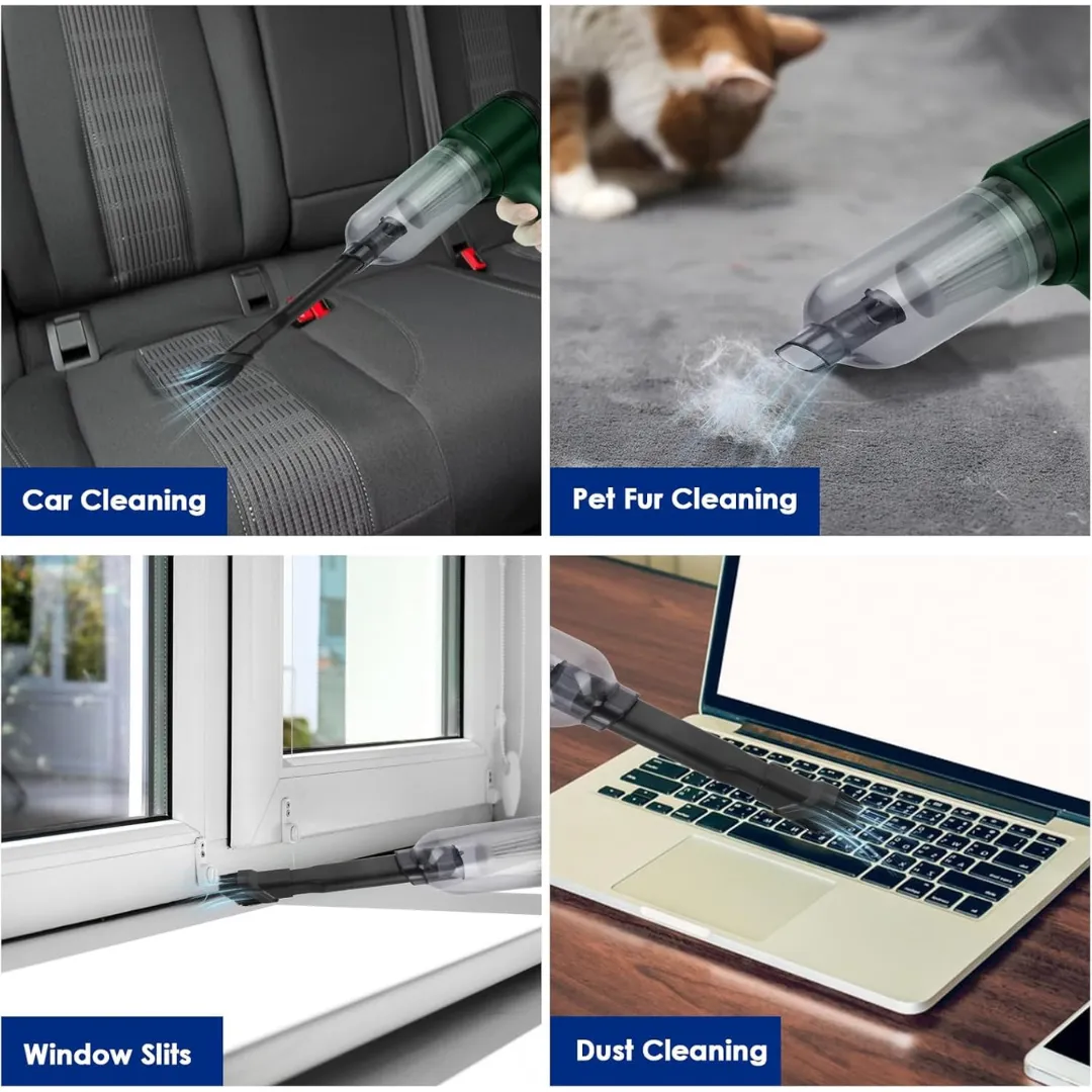 Mini aspirateur portable avec puissance d'aspiration pour maison et bureau 