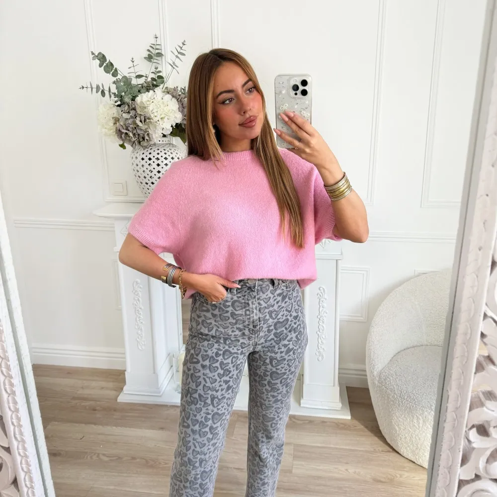 PULL DOUX ROSE TENDRE