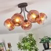 Ripoll Plafonnier, Boule lumineuse Clair, Cuivré, 5 lumières