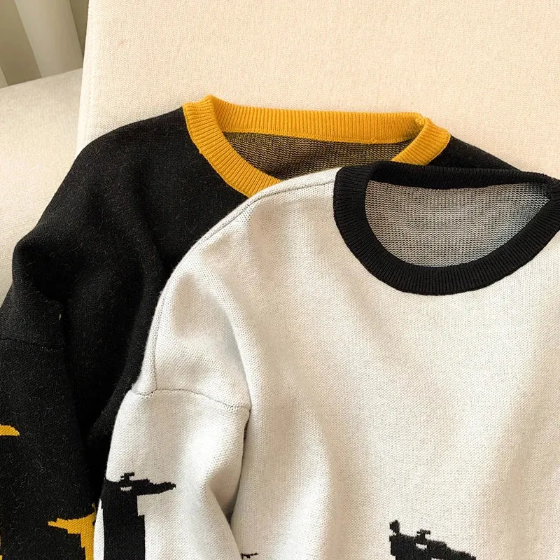 Sophie – Pull Large à Col Rond