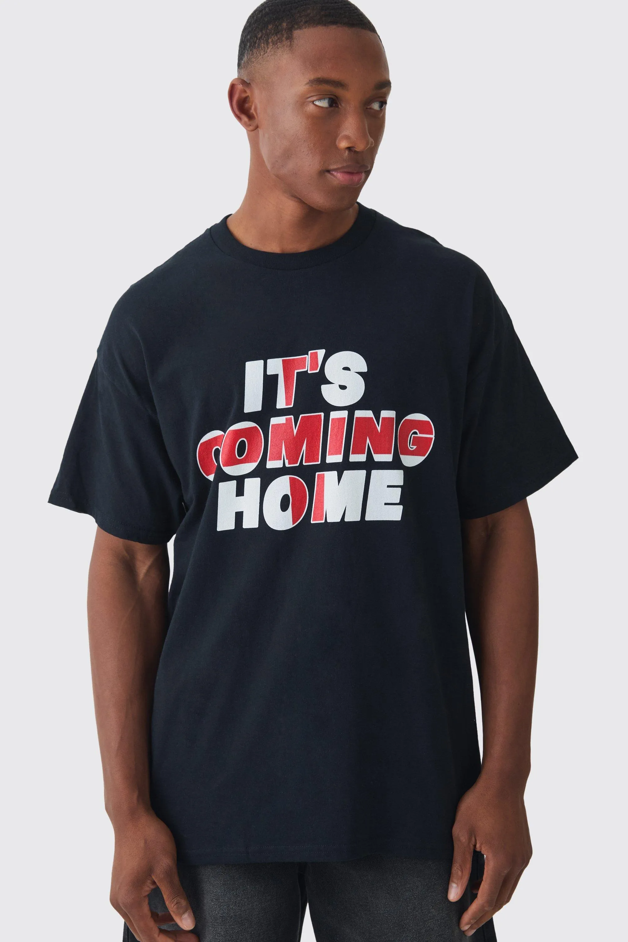 T-shirt oversize à slogan