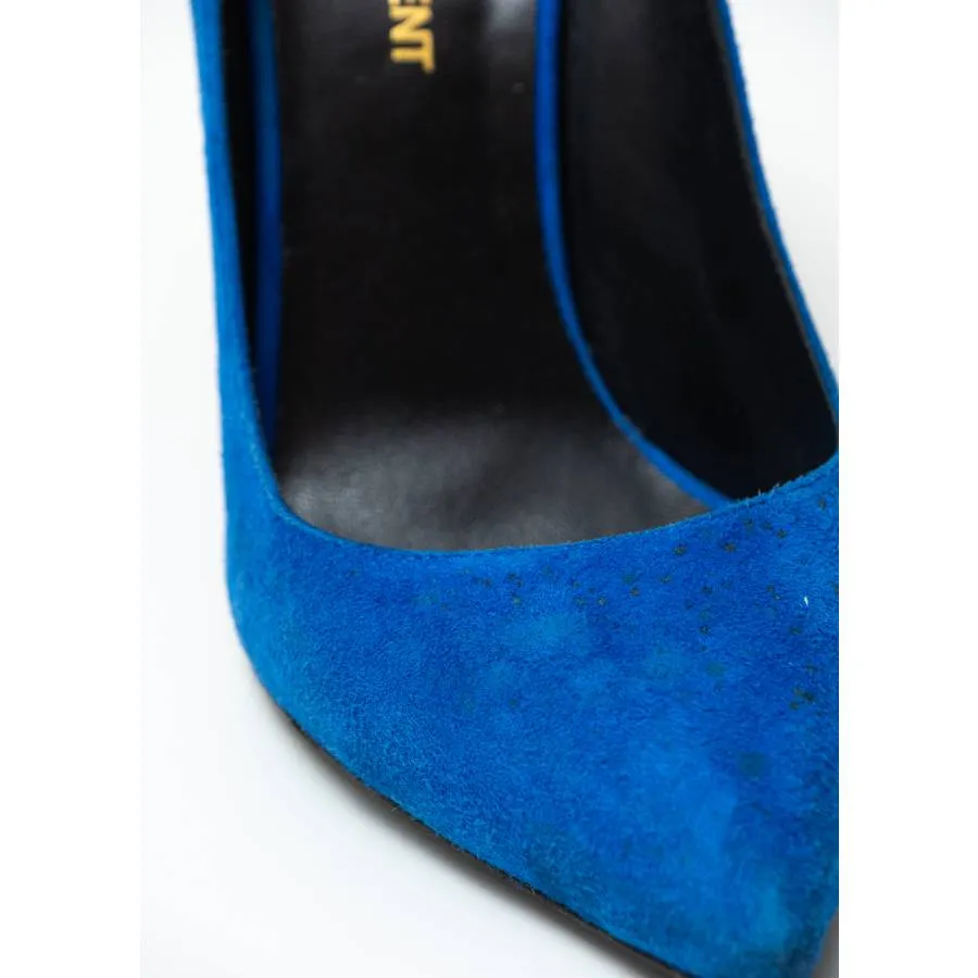 Yves Saint Laurent Escarpins bleu électrique
